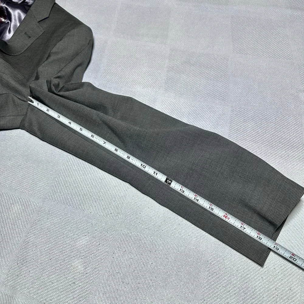 Ted‎ Baker Endurance Dark Gray Wool Surgeon Cuffs Blazer Jacket Men's Size 40L